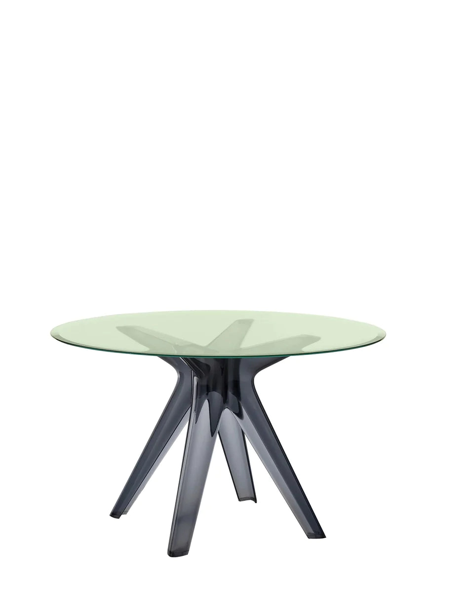 Kartell Sir Gio Table Round，Fume/Green