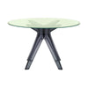 Kartell Sir Gio Table ronde, fumée / vert