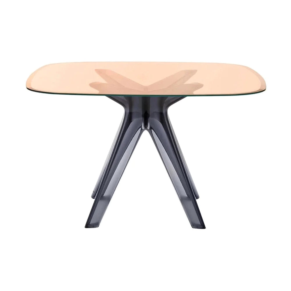 Kartell Sir Gio Table Square, humo/rosa