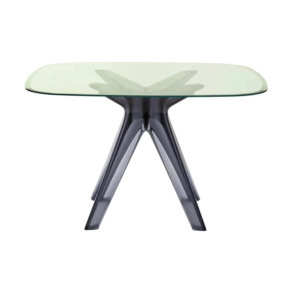 Kartell Sir Gio Table Square，Fume/Green
