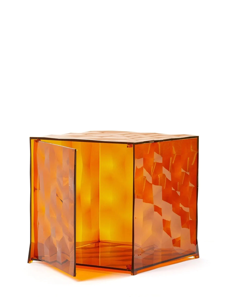 Kartell Optic Container med dør, Amber