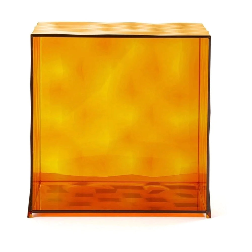 Kartell Optic Container med dør, Amber