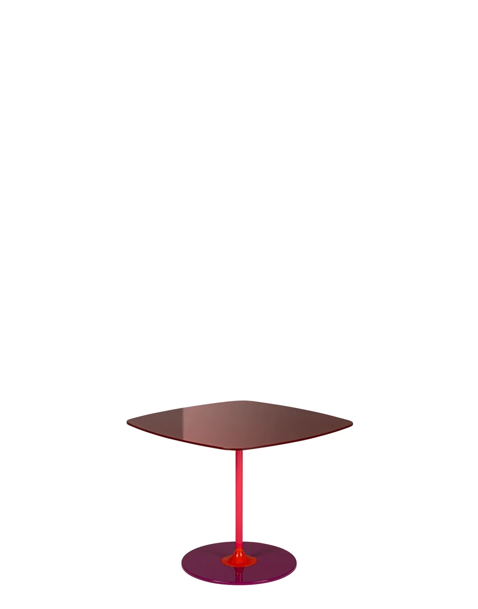 Kartell Thierry Side Table Low, Bordeaux