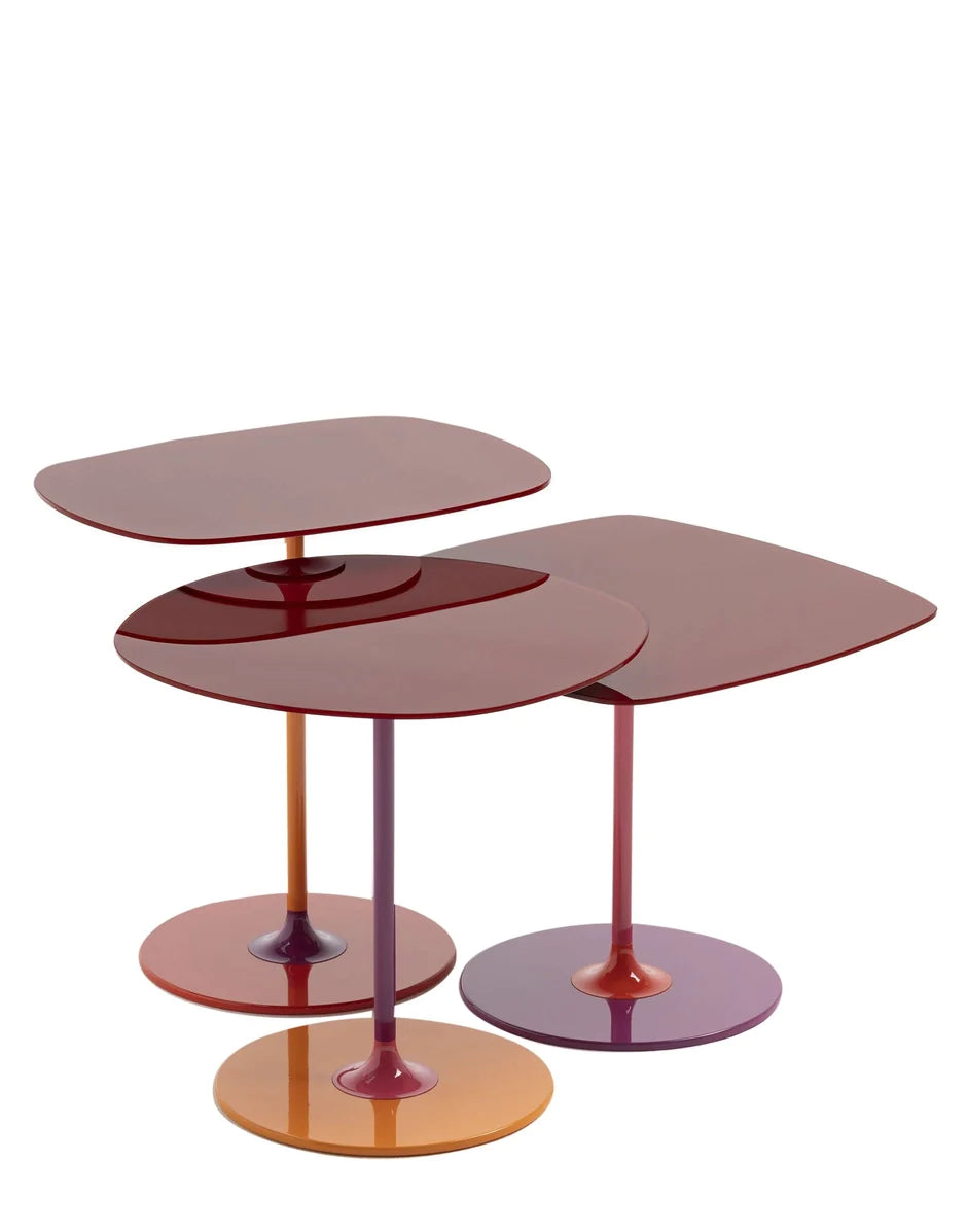 Kartell Thierry Side Table Medium, Bordeaux