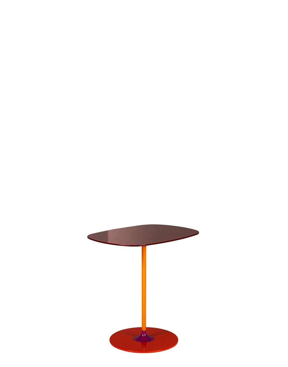 Kartell Thierry Side Table High, Bordeaux