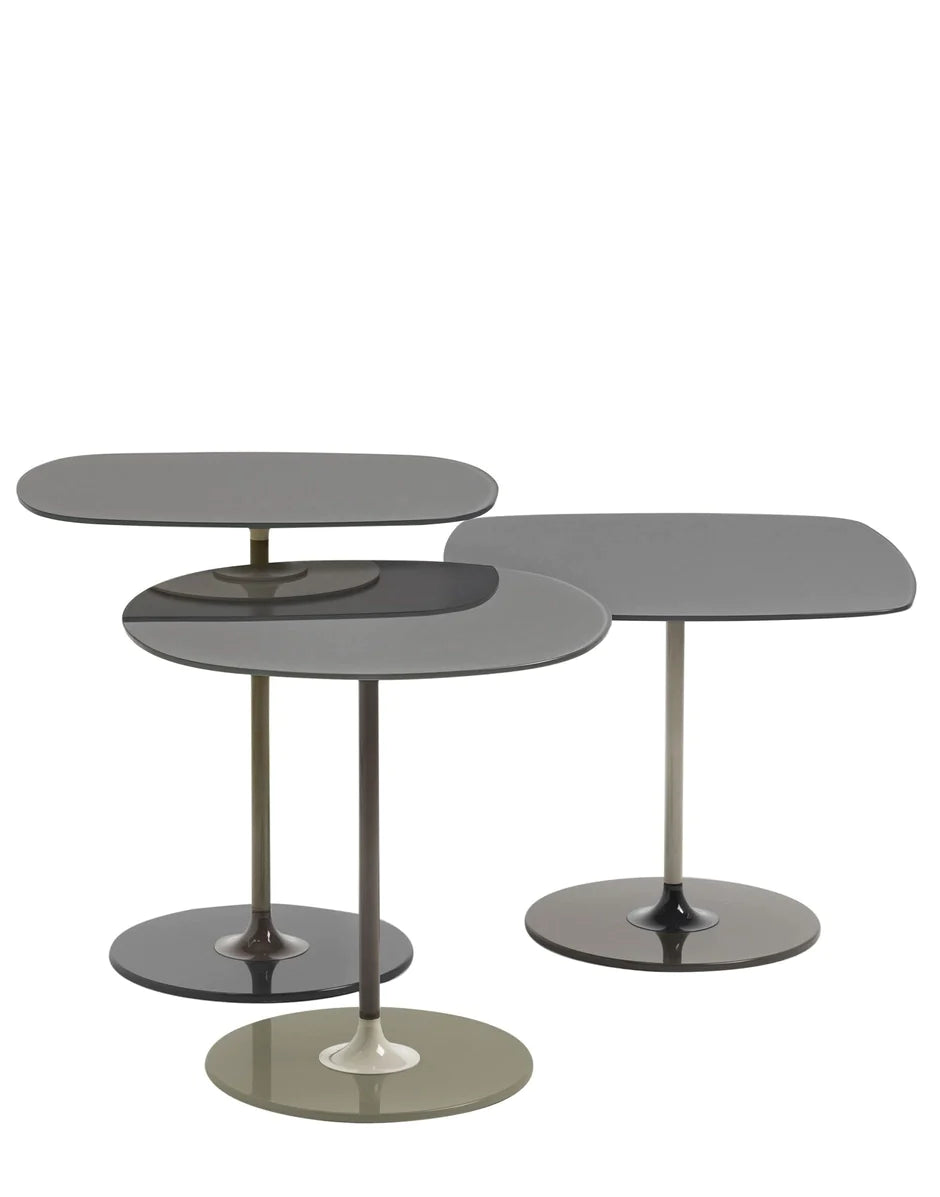 Table d'appoint Kartell Thierry haute, gris