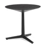 Table multiplo kartell rond avec marbre de base étoile ⌀78 cm, noir