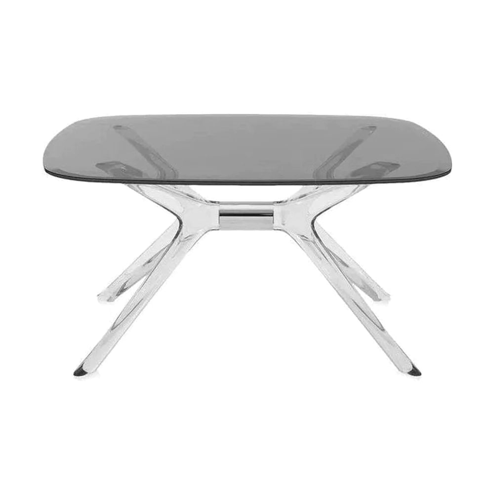 Kartell Blast Side Table Square, Chrome/Gray