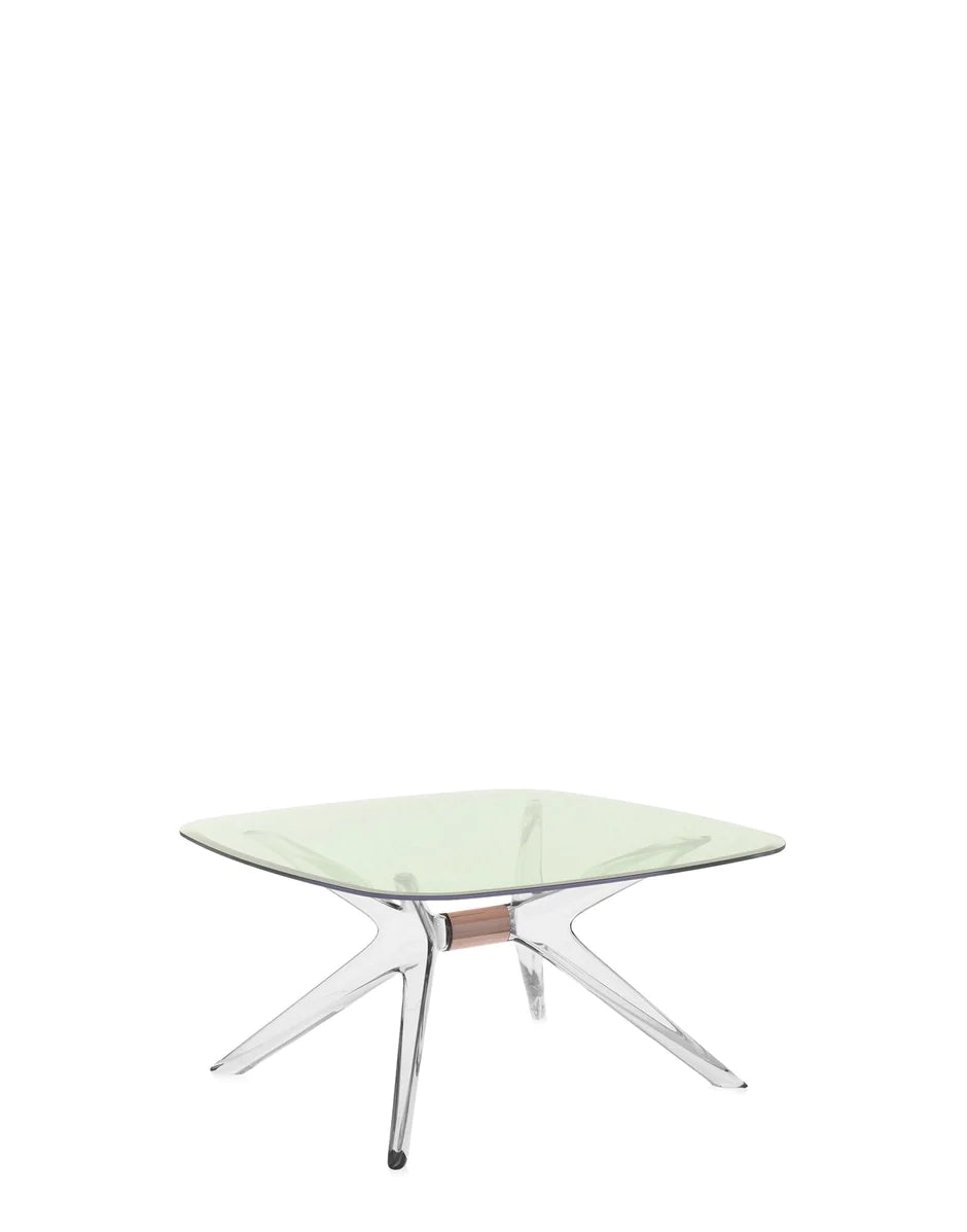 Table d'appoint Kartell Blast carré, bronze / vert