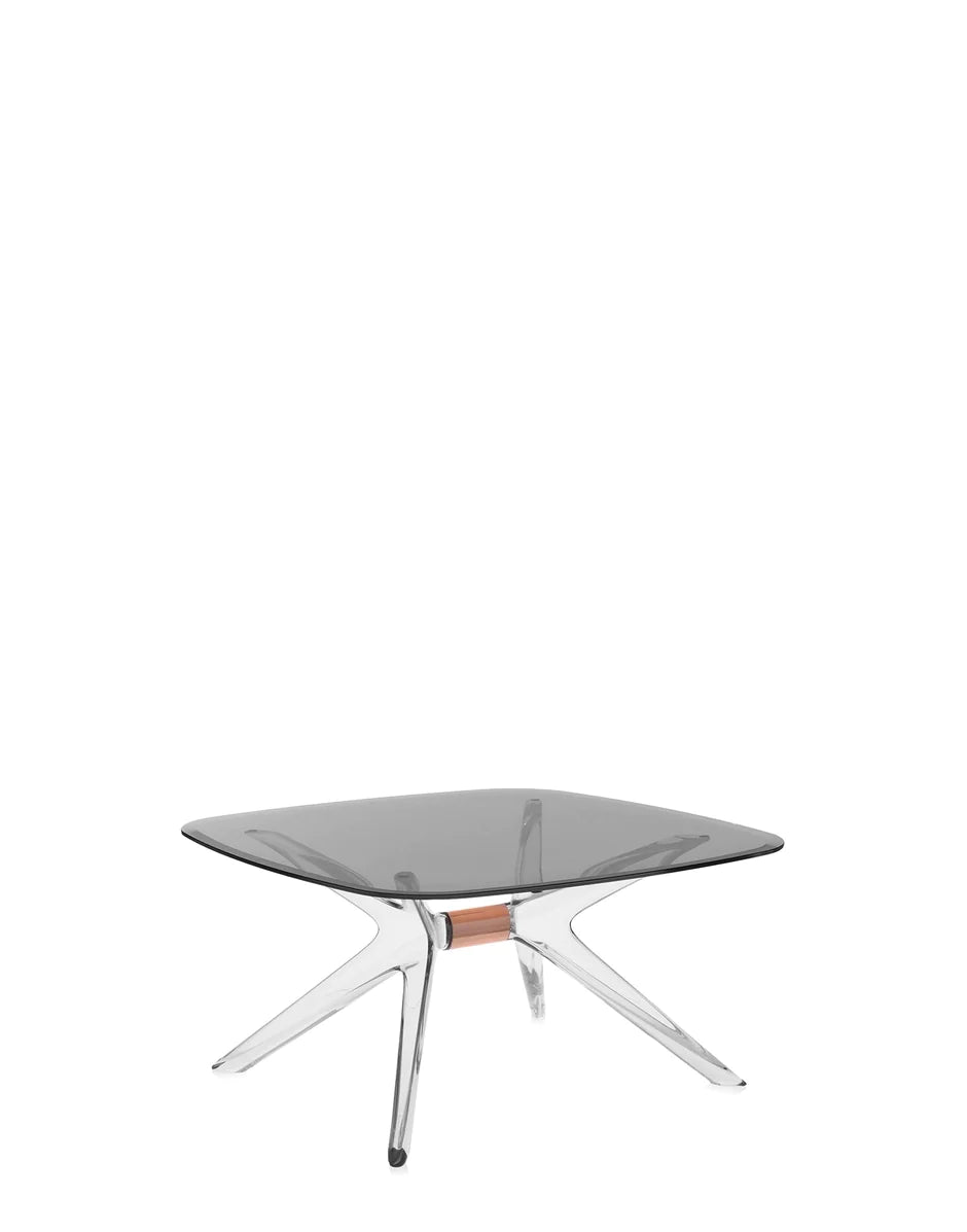 Table d'appoint Kartell Blast carré, bronze / gris