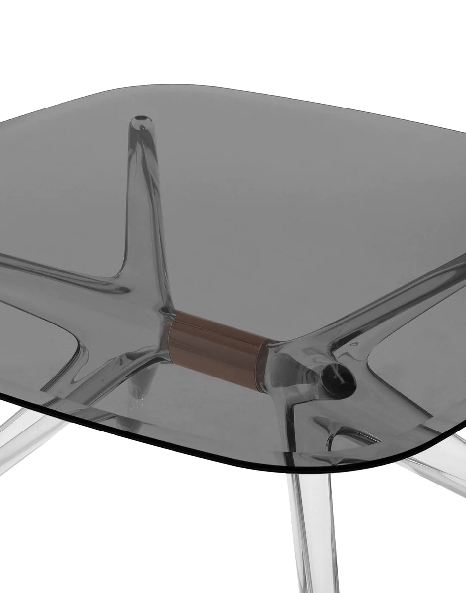 Kartell Blast Side Table Square, Bronze/Grau