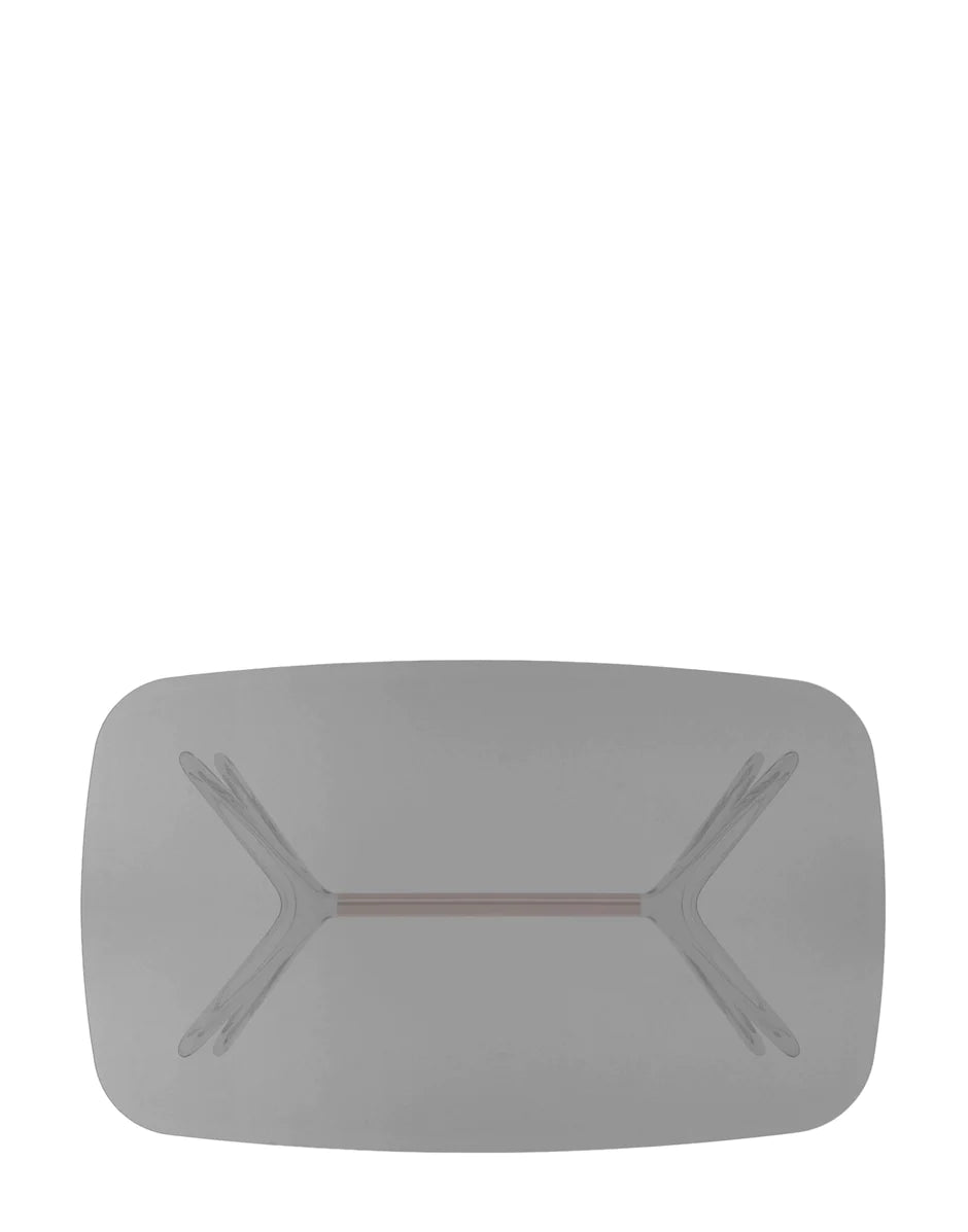Kartell spräng sidobord rektangulär, brons/grå