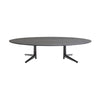 Table multiplo-kartell marbre ovale bas, noir