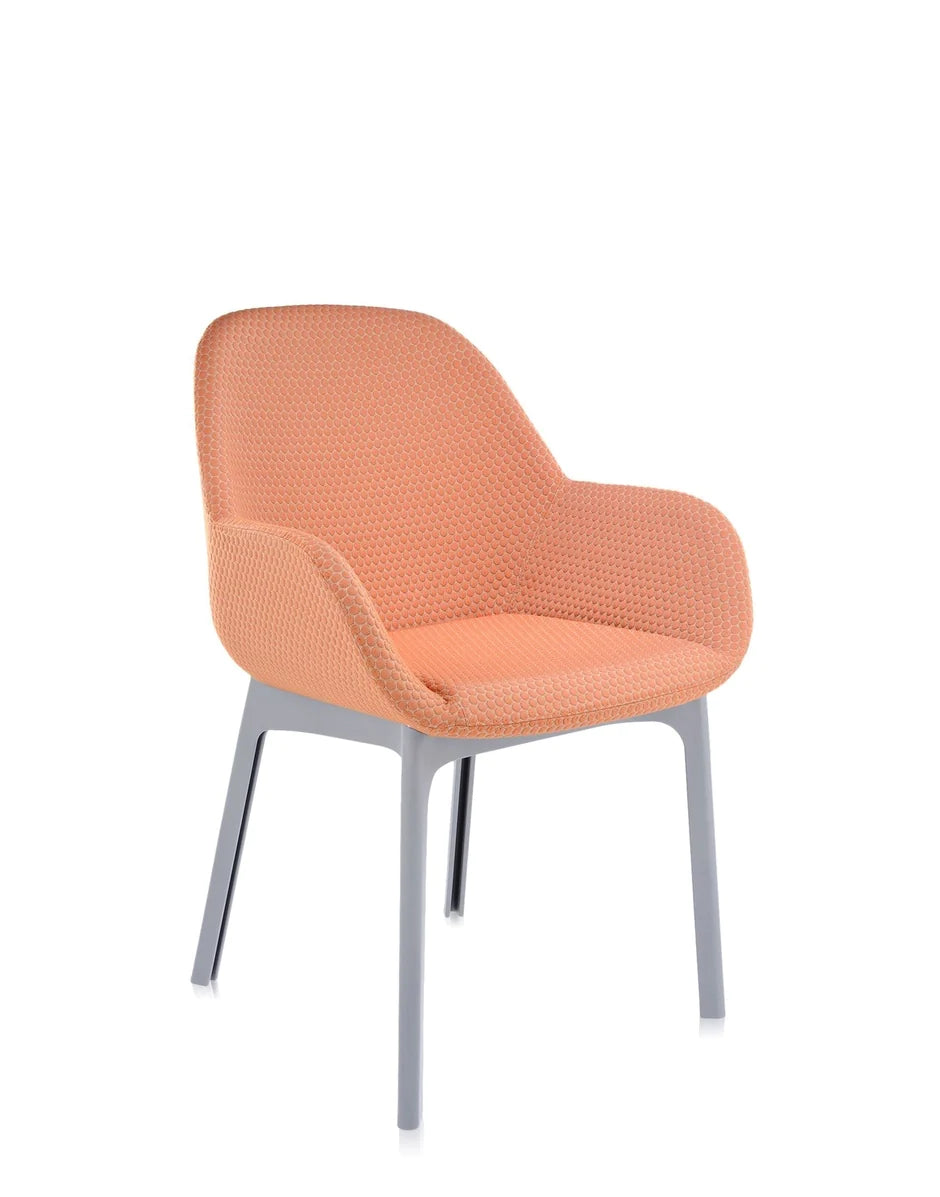 Kartell Clap Armchair, Grey/Orange