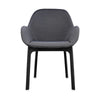 Kartell Clap Fauteuil, zwart/grafiet