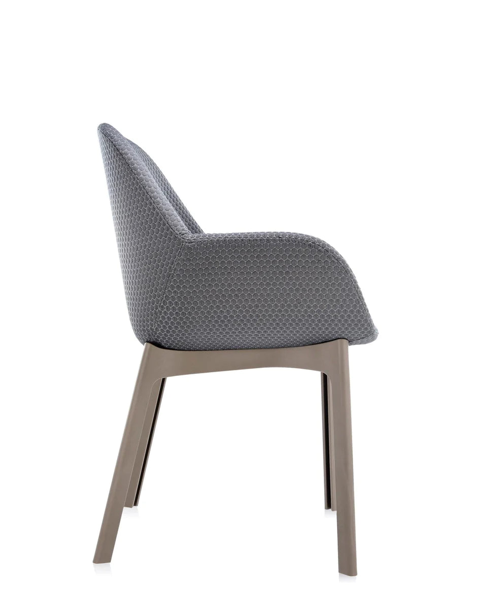 Fauteuil Kartell Clap, taupe / graphite