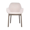 Fauteuil Kartell Clap, taupe / beige