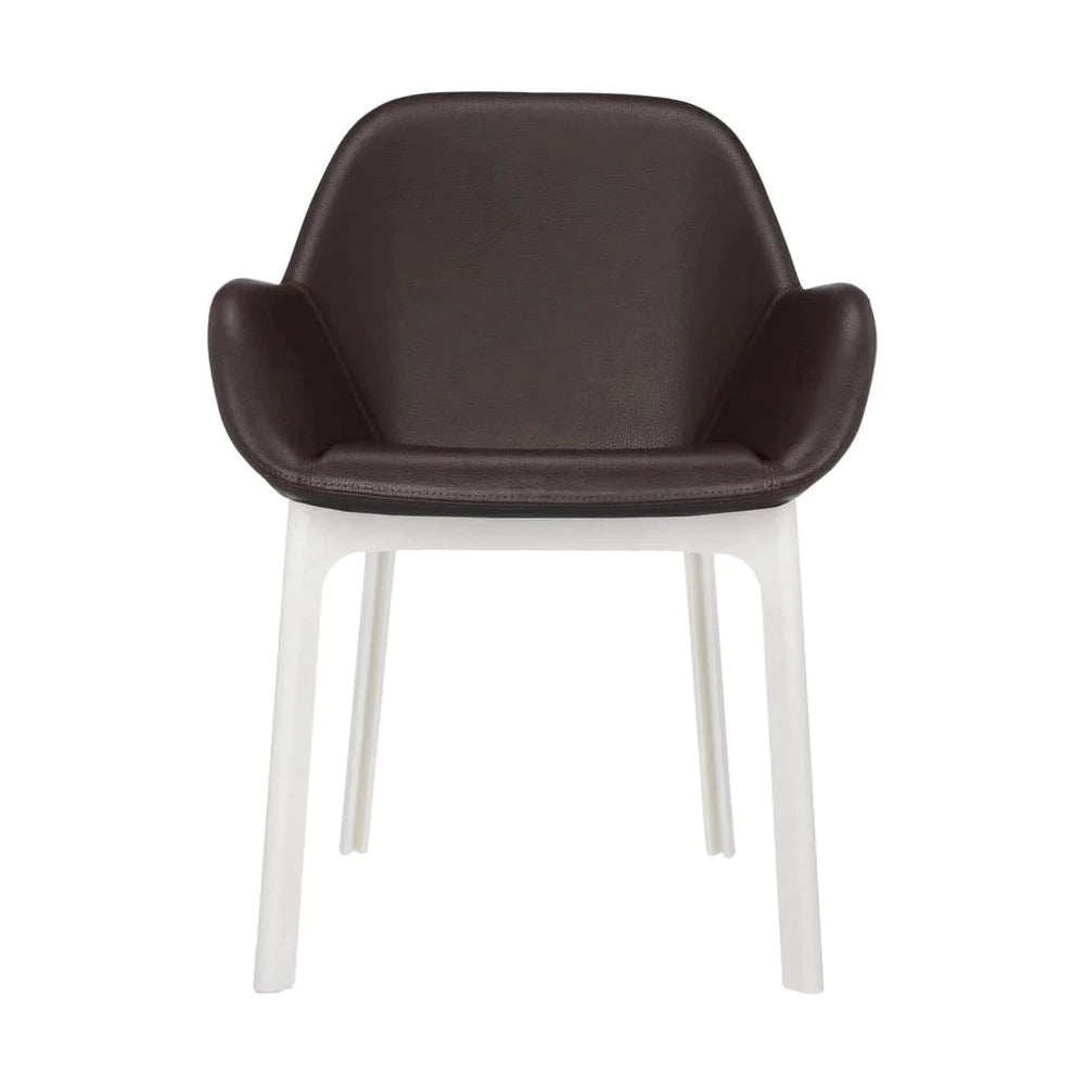 Kartell Klatschen PVC -Sessel, Weiß/Ziegelrot rot