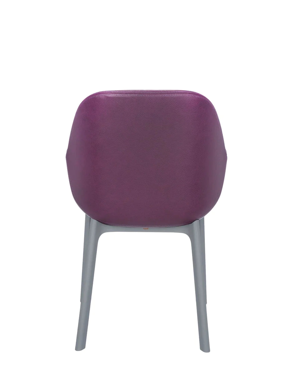 Kartell Clap Pvc Armchair, Grey/Plum