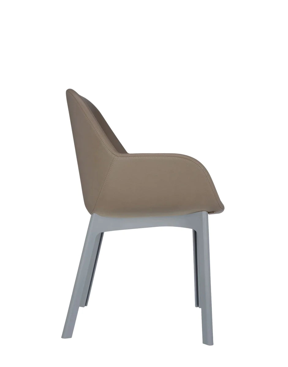Kartell Clap Pvc Armchair, Grey/Taupe