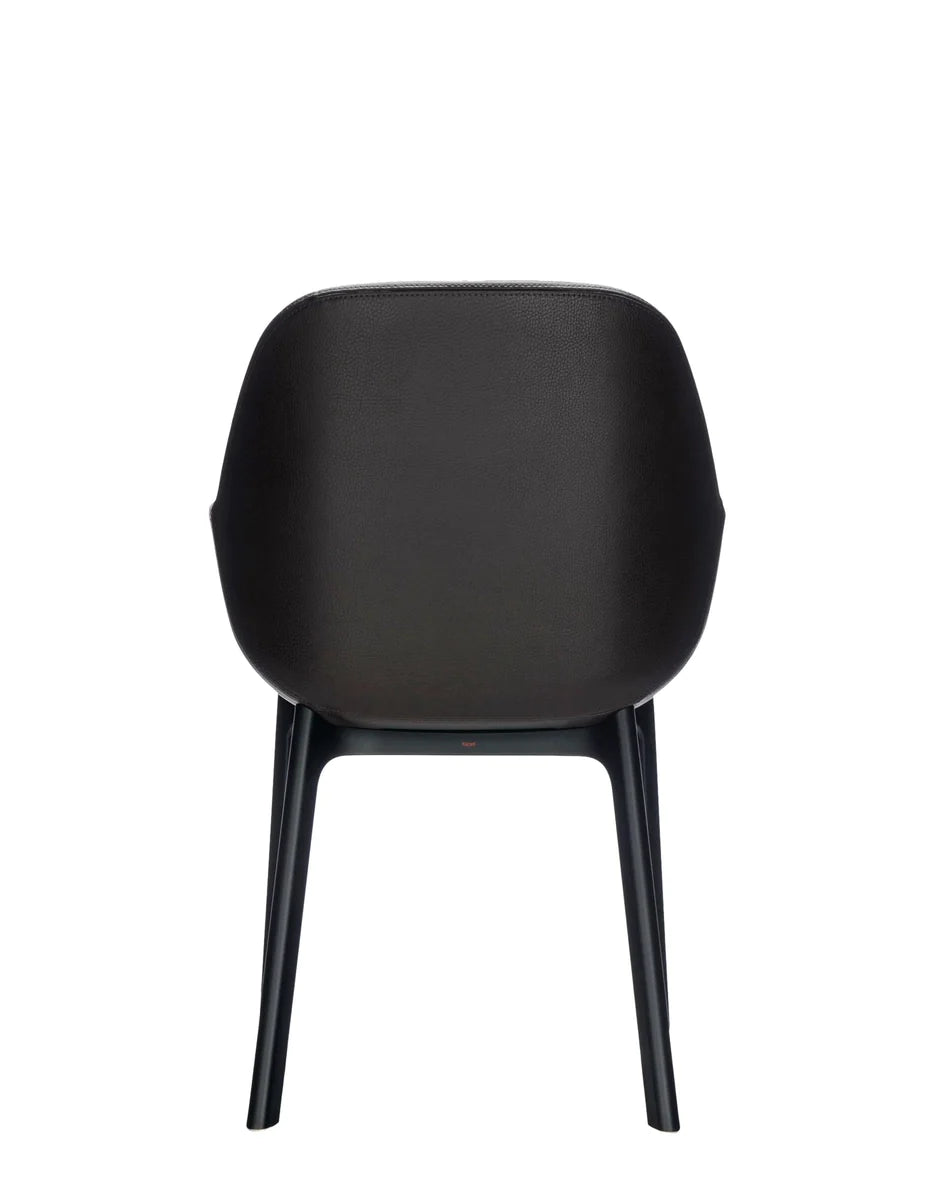Kartell Clap PVC fauteuil, zwart/bakstenen rood