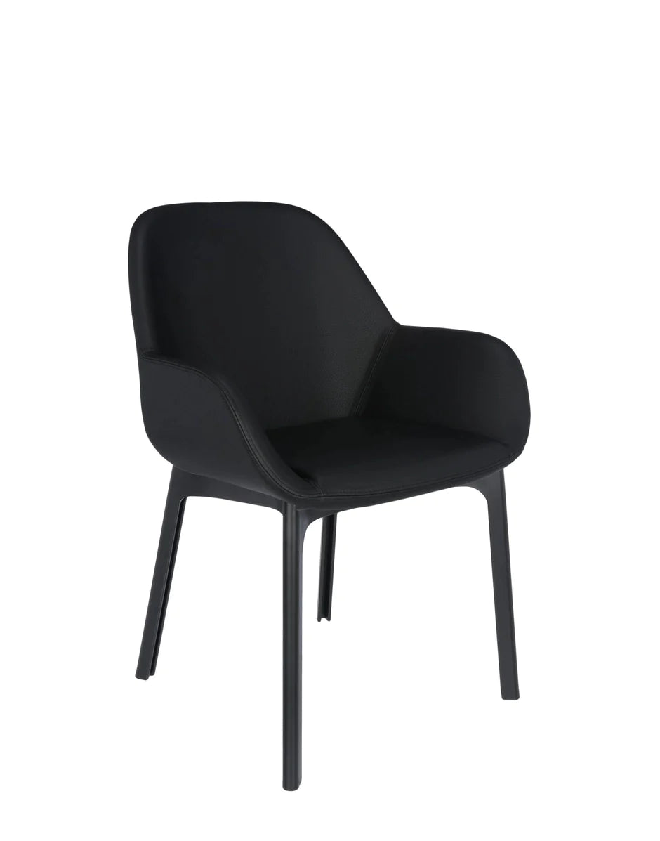 Kartell Clap PVC -Sessel, schwarz/glänzend schwarz