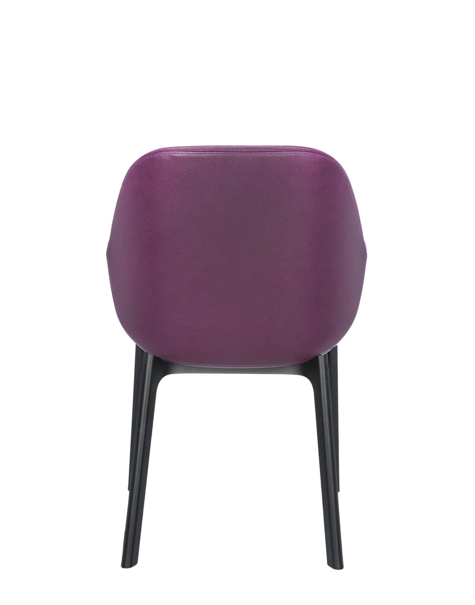 Fauteuil Kartell Clap PVC, noir / prune