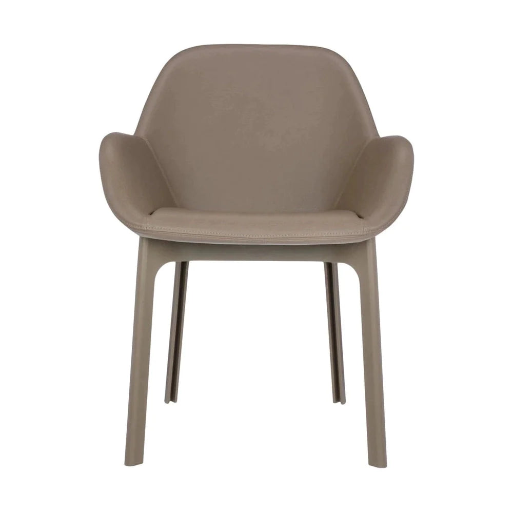 Kartell klapp PVC lenestol, taupe/taupe