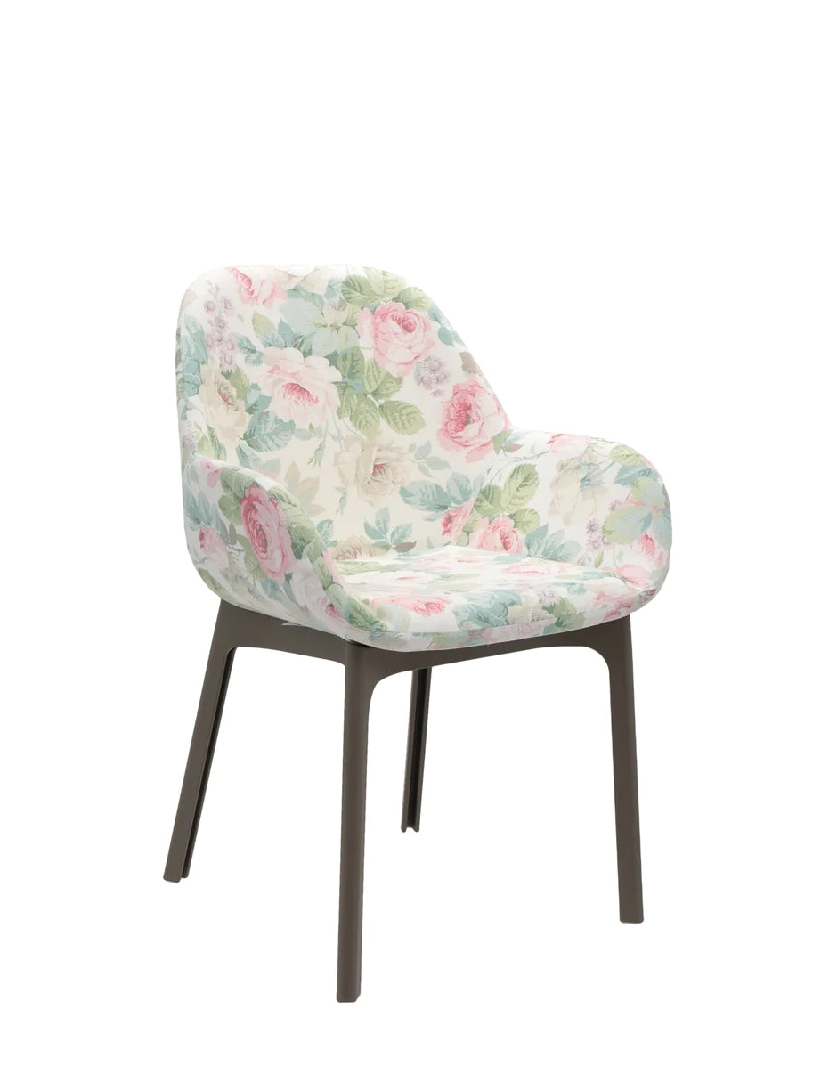 Kartell klapper blomster lænestol, taupe/chelsea