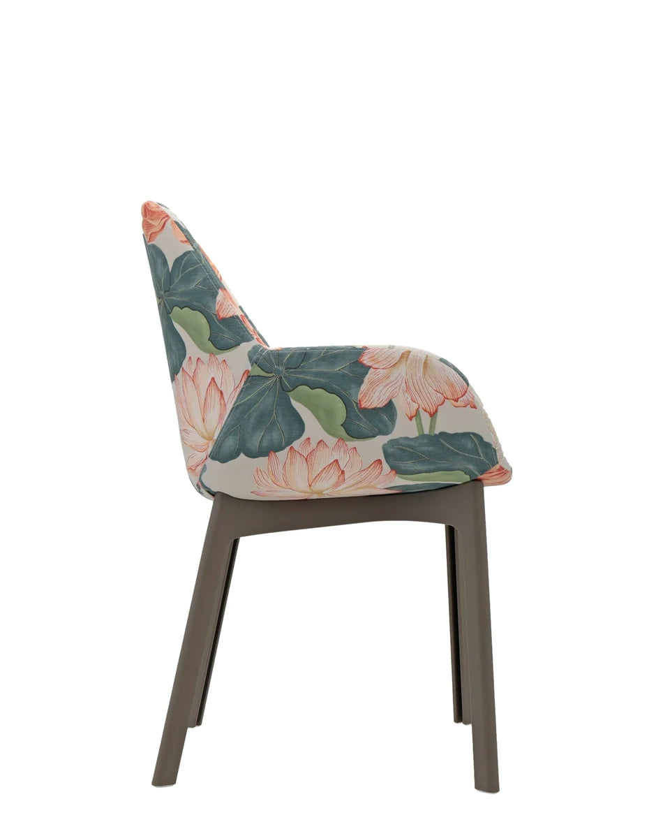 Fauteuil Kartell Clap Flowers, taupe / kew