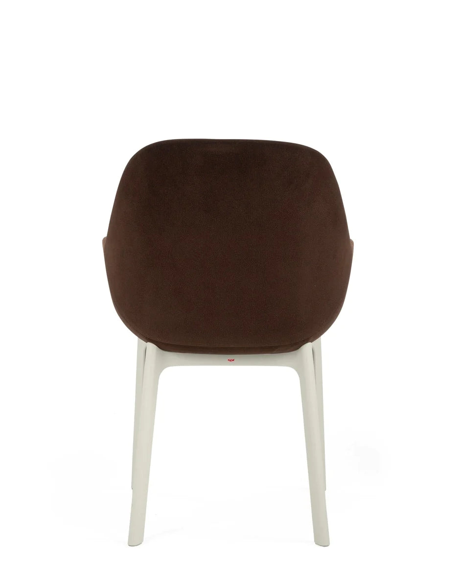 Kartell Clap Aquaclean fauteuil, wit/bakstenen rood