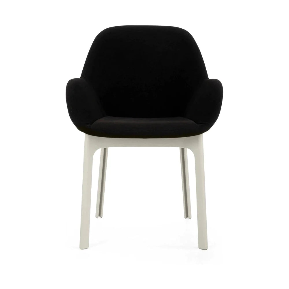 Kartell Clap Aquaclean fauteuil, wit/zwart