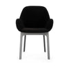 Kartell Clap Aquaclean fauteuil, grijs/zwart