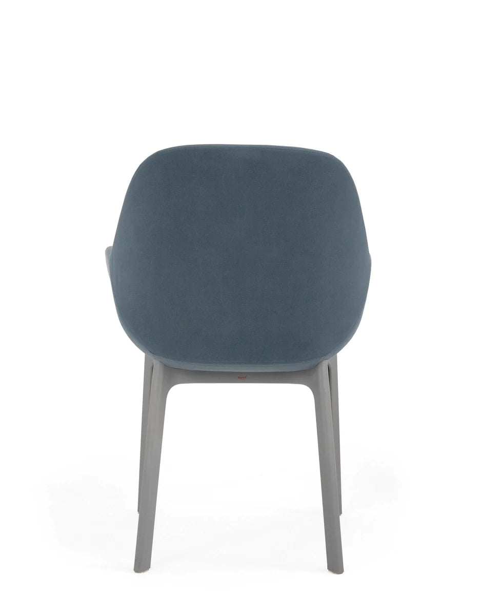 Kartell Clap Aquaclean fauteuil, grijs/stof
