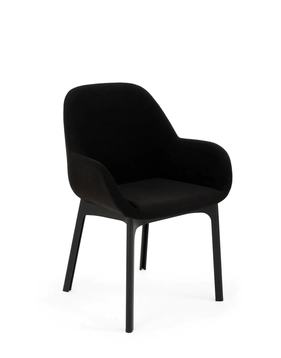 Kartell Clap Aquaclean fauteuil, zwart/