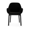 Kartell Clap Aquaclean fauteuil, zwart/