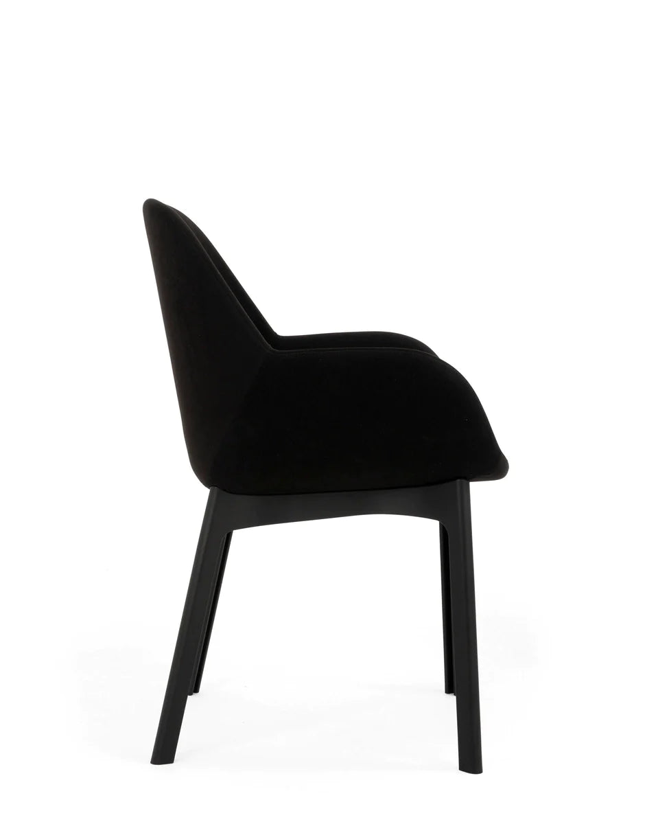 Kartell Clap Aquaclean fauteuil, zwart/