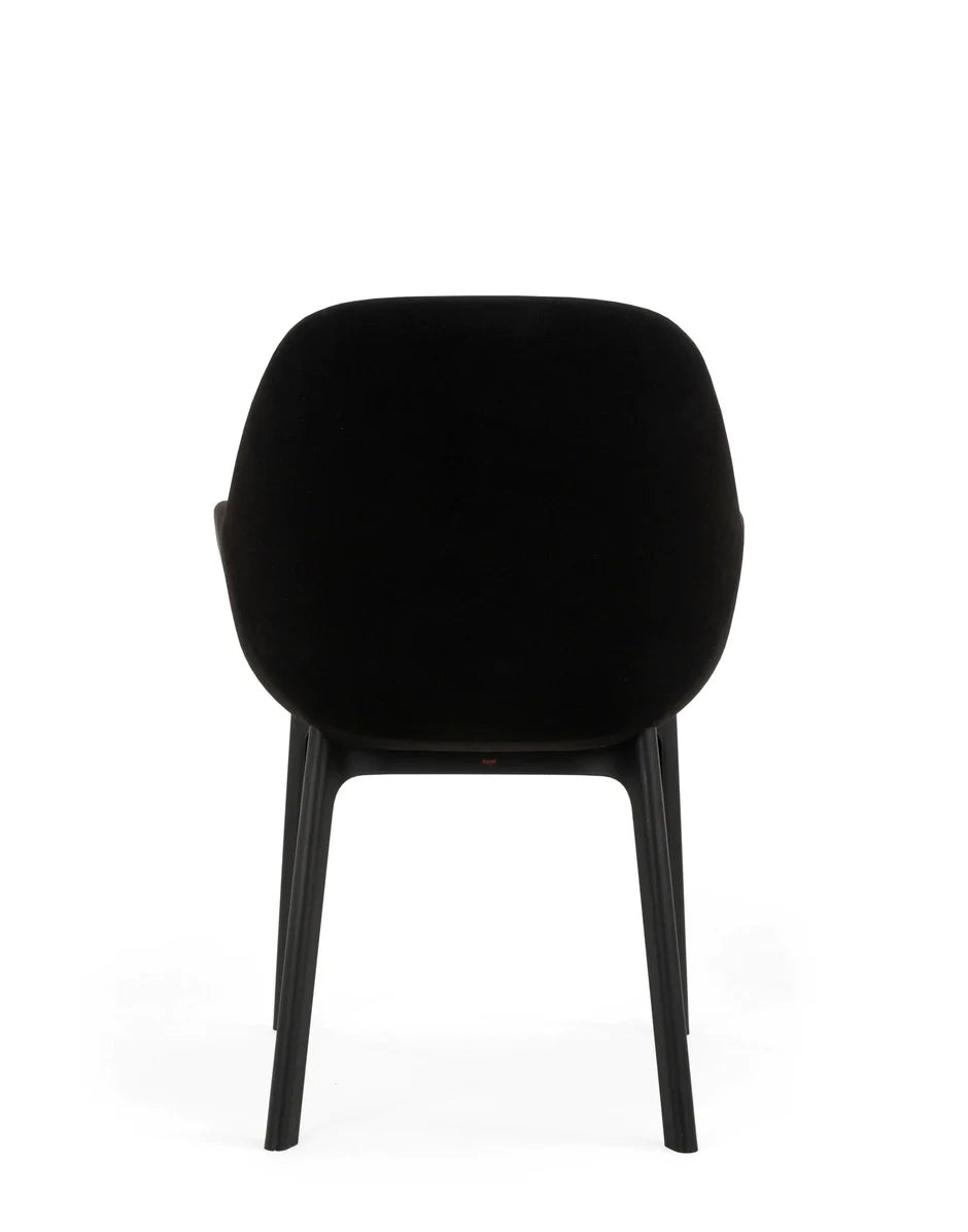 Kartell Clap Aquaclean fauteuil, zwart/