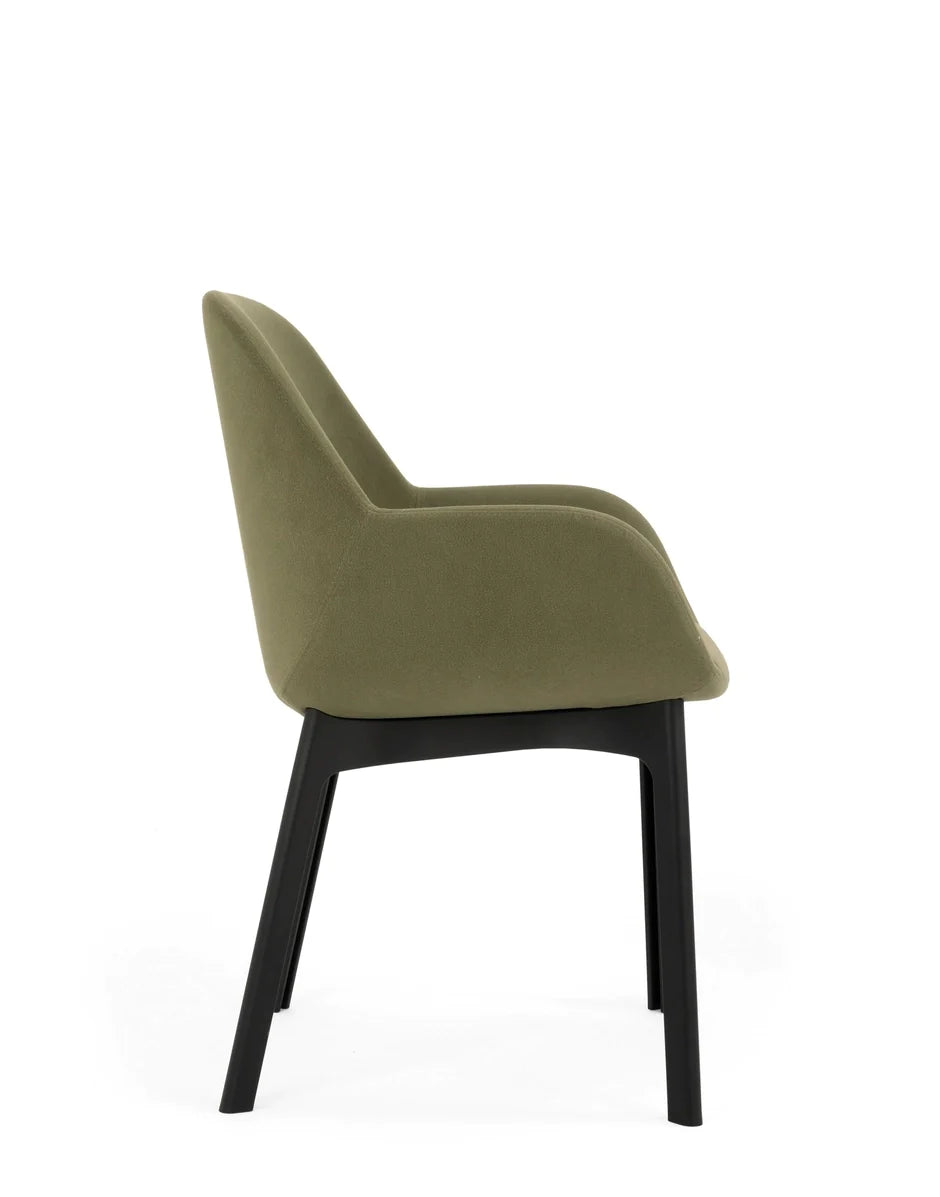 Kartell Clap Aquaclean Armchair, Black/Green