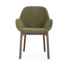 Kartell Clap Aquaclean fauteuil, taupe/groen