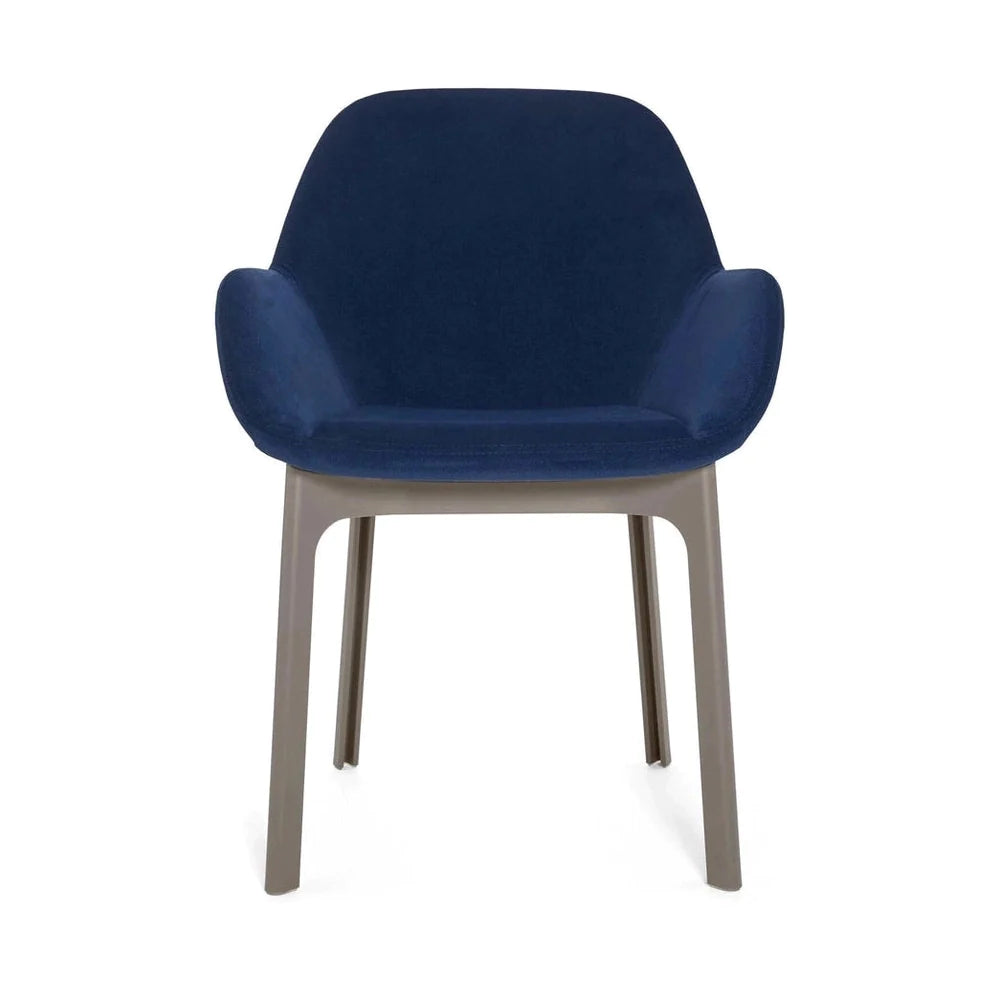 Kartell Clap Aquaclean Sessel, Taupe/Blau