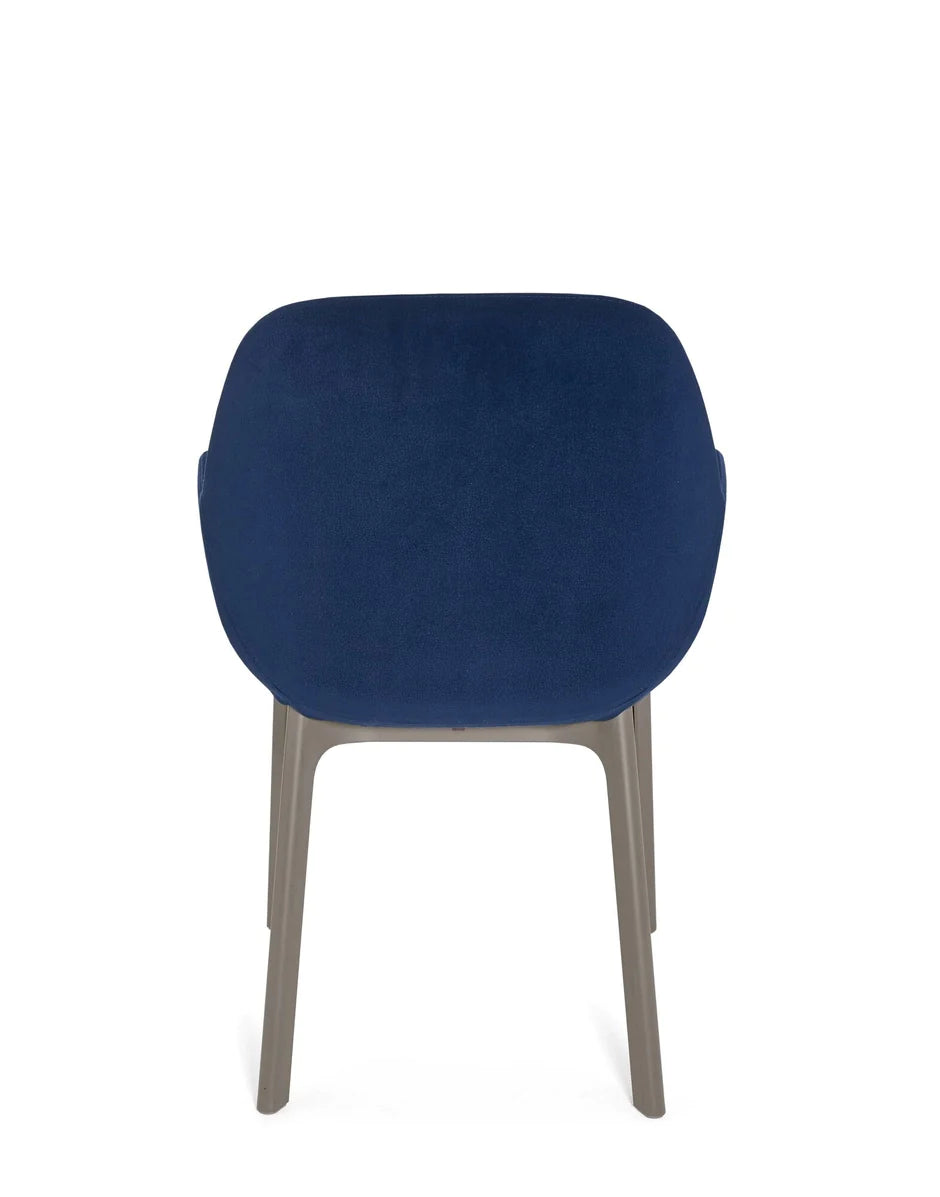 Kartell Clap Aquaclean fauteuil, taupe/blauw