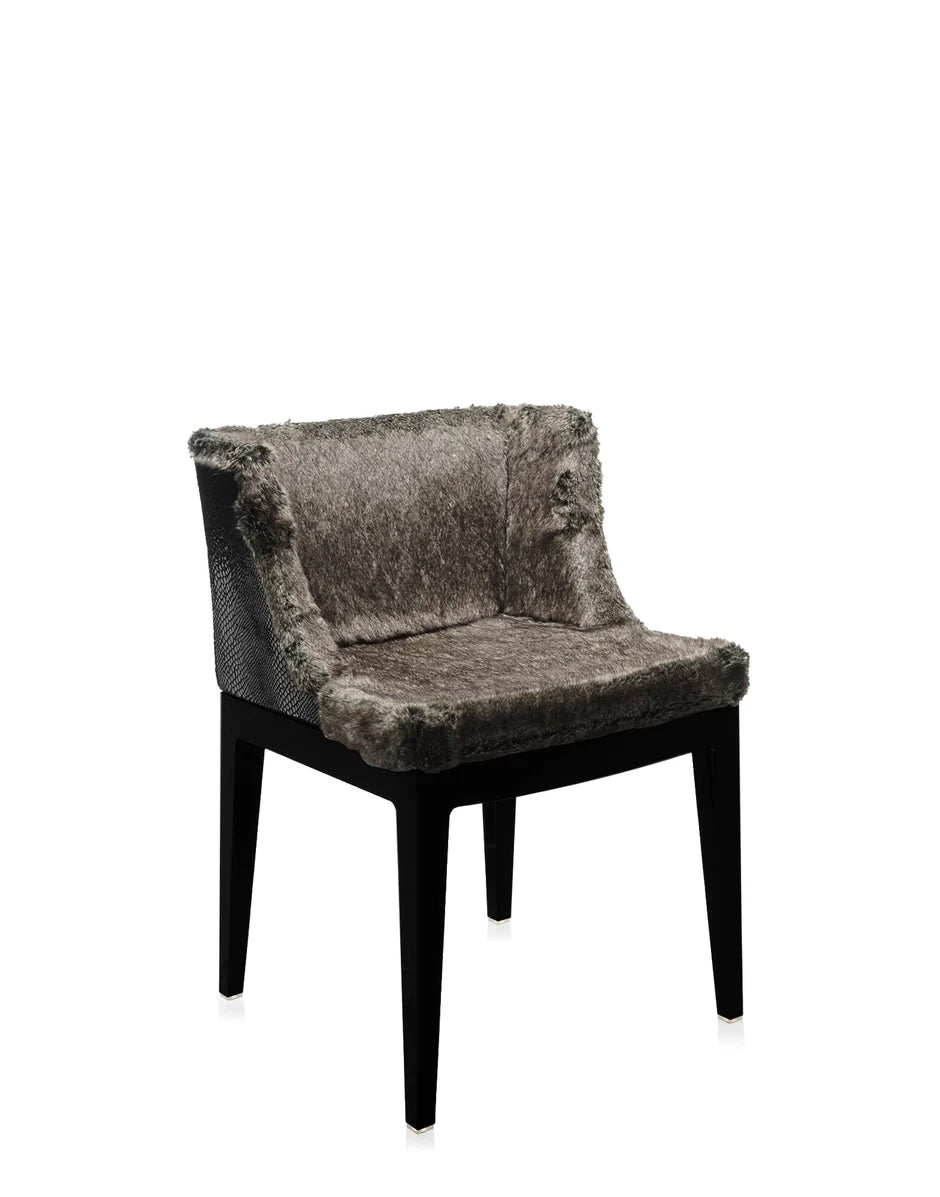 Kartell Mademoiselle Kravitz fauteuil, zwart/grijs