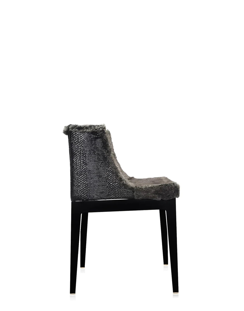 Kartell Mademoiselle Kravitz Sessel, schwarz/grau