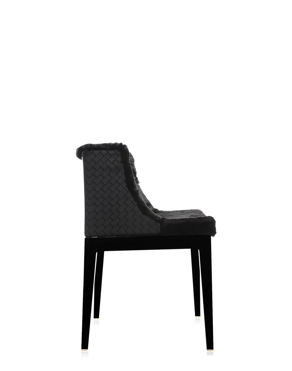 Kartell Mademoiselle Kravitz lenestol, svart/svart