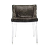 Kartell Mademoiselle Kravitz fauteuil, transparant/grijs