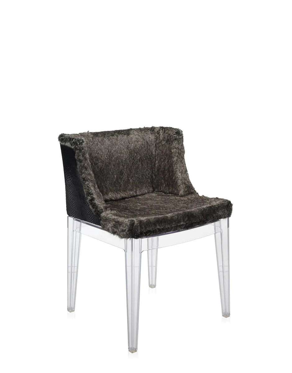 Kartell Mademoiselle Kravitz fauteuil, transparant/grijs