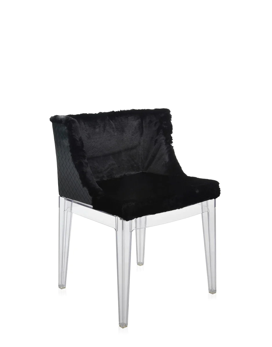 Kartell Mademoiselle Kravitz fauteuil, transparant/zwart