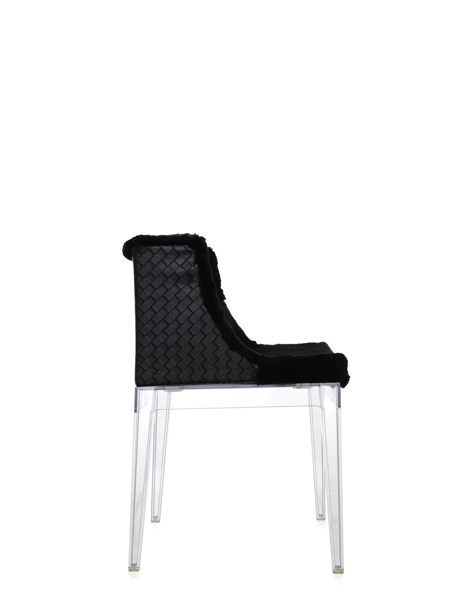 Kartell Mademoiselle Kravitz fauteuil, transparant/zwart