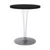 Kartell bovenste bovenste tafel rond buiten met ronde basis ⌀60 cm, zwart